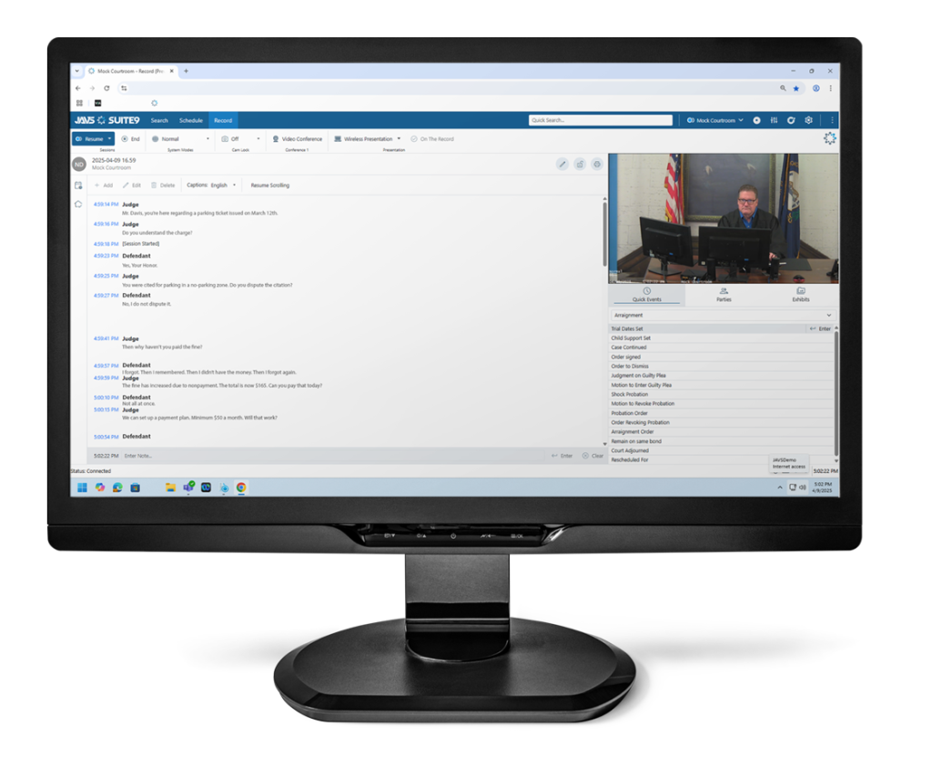 Suite 9 recording solution