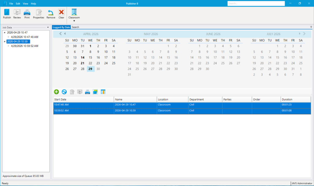 Suite 8 Scheduler