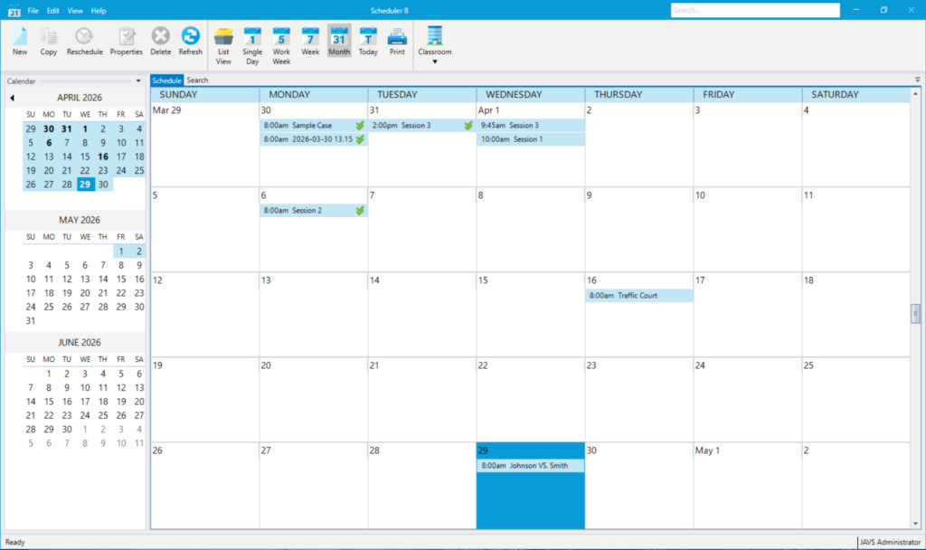 Scheduler 8 OVerview